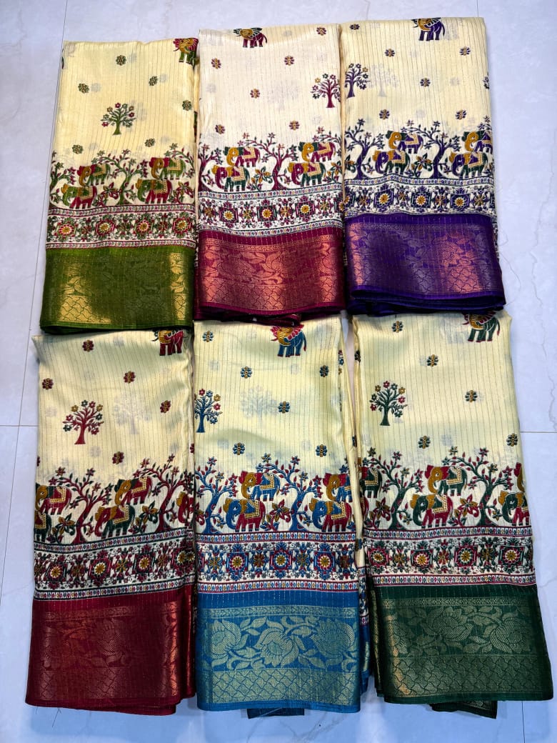 Beautiful rekko silk sarees