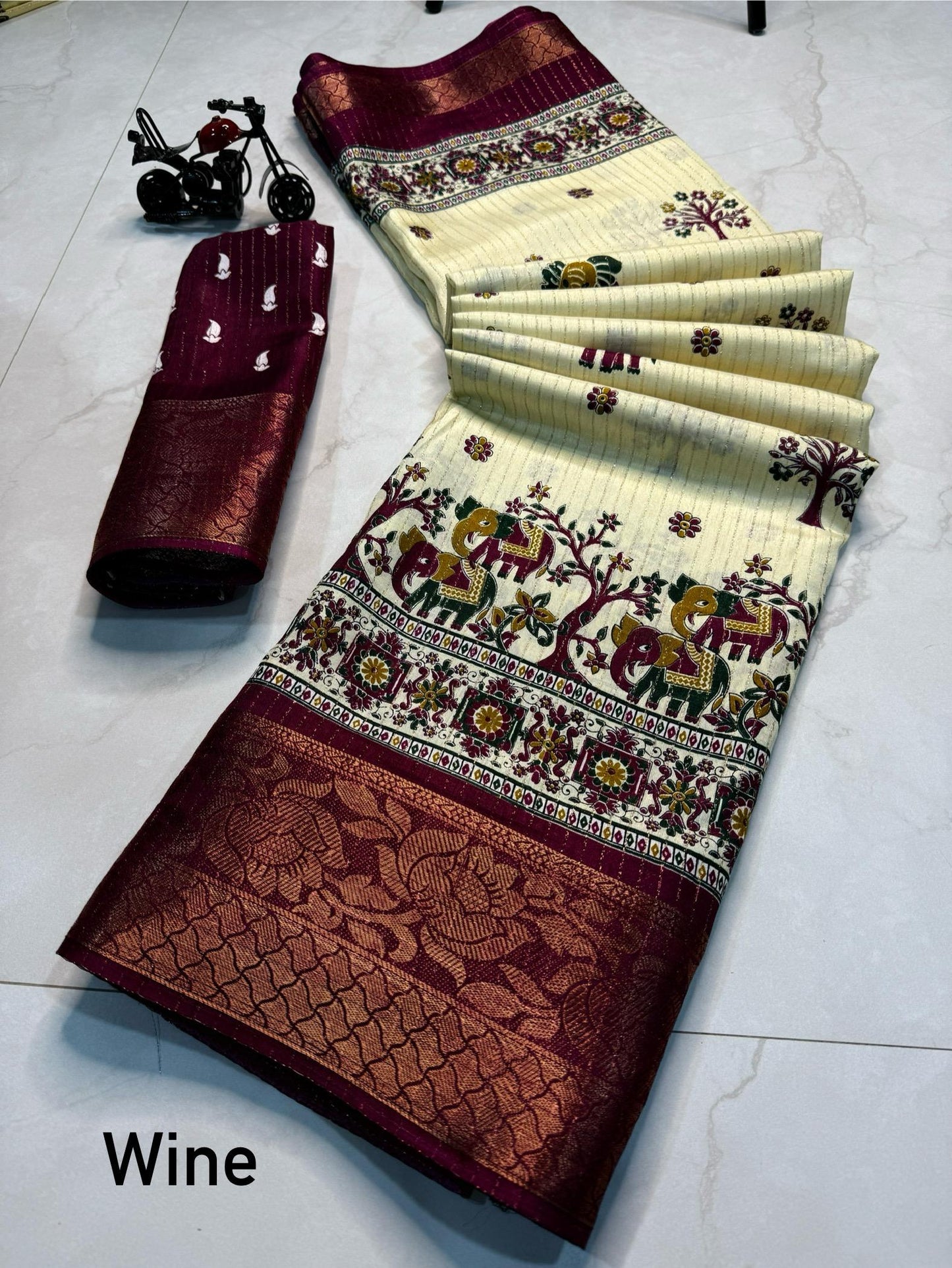 Beautiful rekko silk sarees