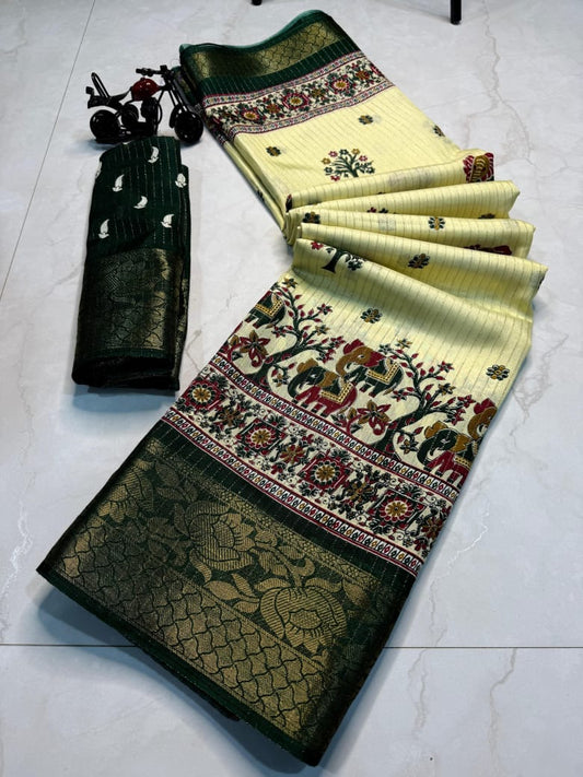 Beautiful rekko silk sarees