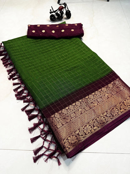 super dola chex saree